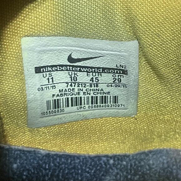 Nike Shoes Mens Sz 11 Yellow Kobe 10 Elite Rivalry Sneaker Basketball Mamba RARE main image 8